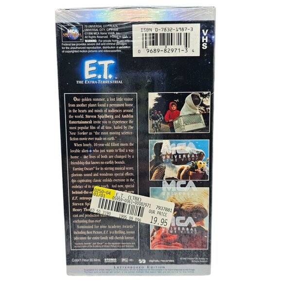 E.T.: The Extra-Terrestrial Boxed Edition VHS - Digitally Mastered THX Sealed - Picture 2 of 7